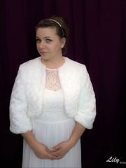 Шубка невесты (арт.1033) от Свадебный салон Wedding Lily 1