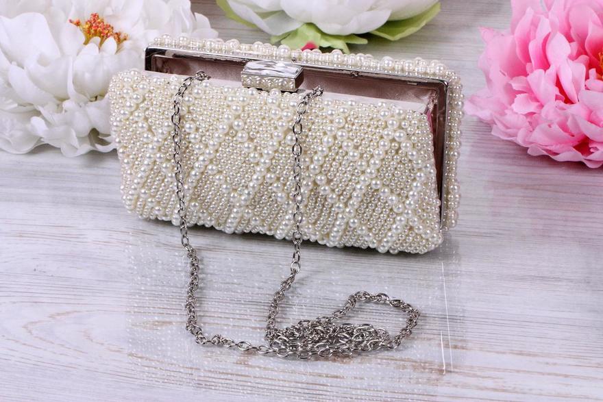 Сумочка из жемчужин - айвори от  2