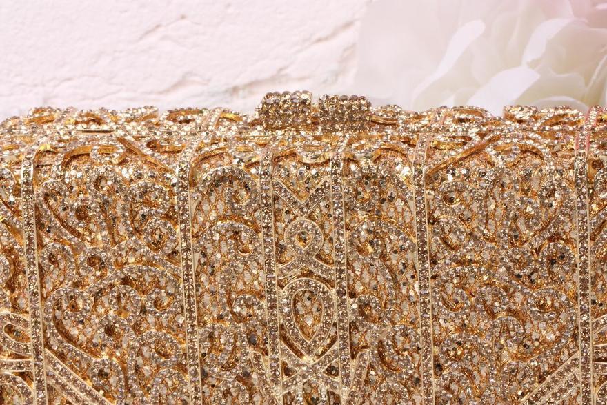 Роскошный клатч Gold Gatsby эксклюзив от  2