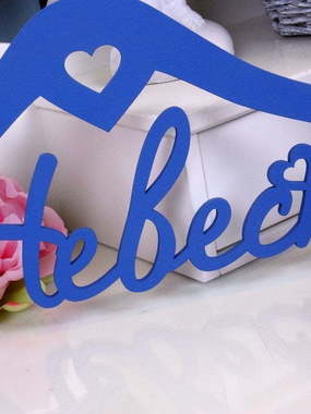 Вешалка Невеста - синяя от  2