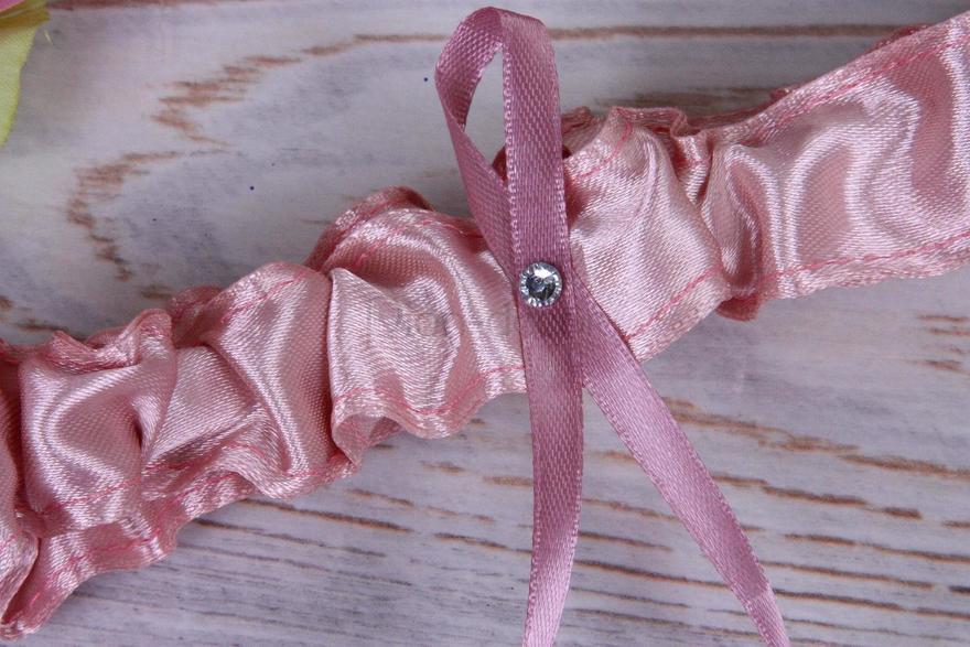 Подвязка невесты Classic пепельная роза от  2