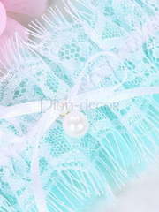 Подвязка Pearl and lace мята от  2