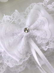 Цветные кружевные подвязки Белая от  2