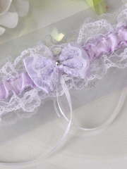 Цветные кружевные подвязки Лавандовая от  1