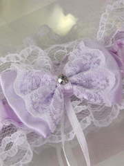 Цветные кружевные подвязки Лавандовая от  2