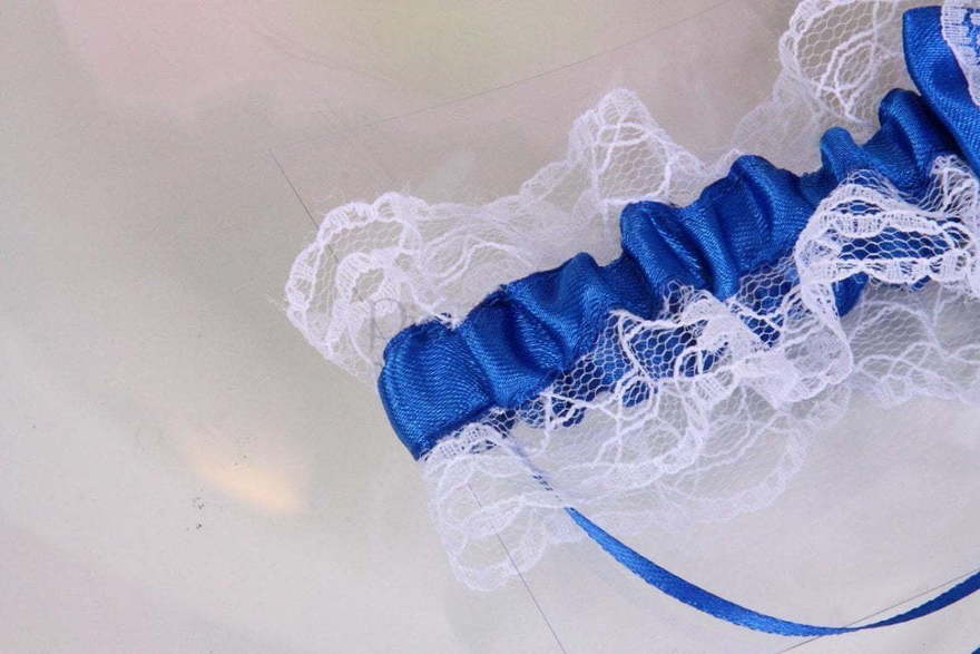 Цветные кружевные подвязки Индиго от  3