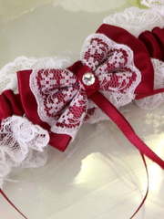 Цветные кружевные подвязки Марсала от  2