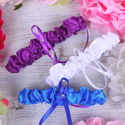 Подвязка Classic с фиолетовой лентой от  3