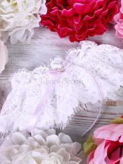 Подвязка Queen с лавандовыми бантами от  1