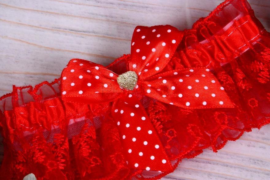 Красная подвязка невесты от  2