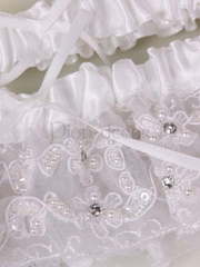 Двойная подвязка - белая от  2