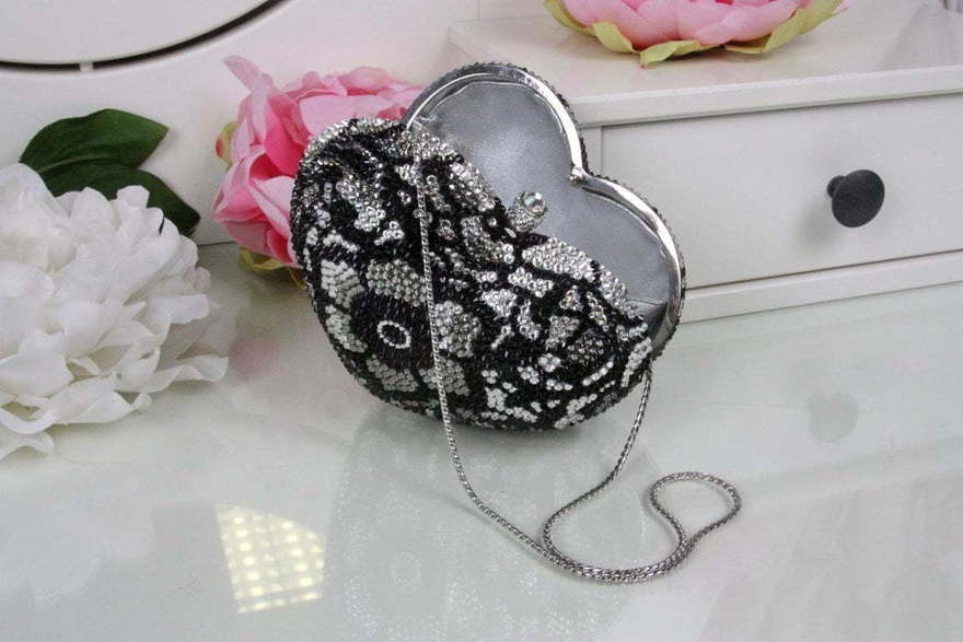 Клатч - Black and White - Swarovski от  2