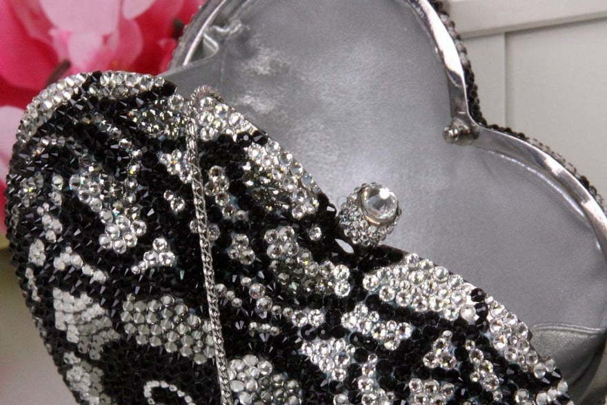 Клатч - Black and White - Swarovski от  3
