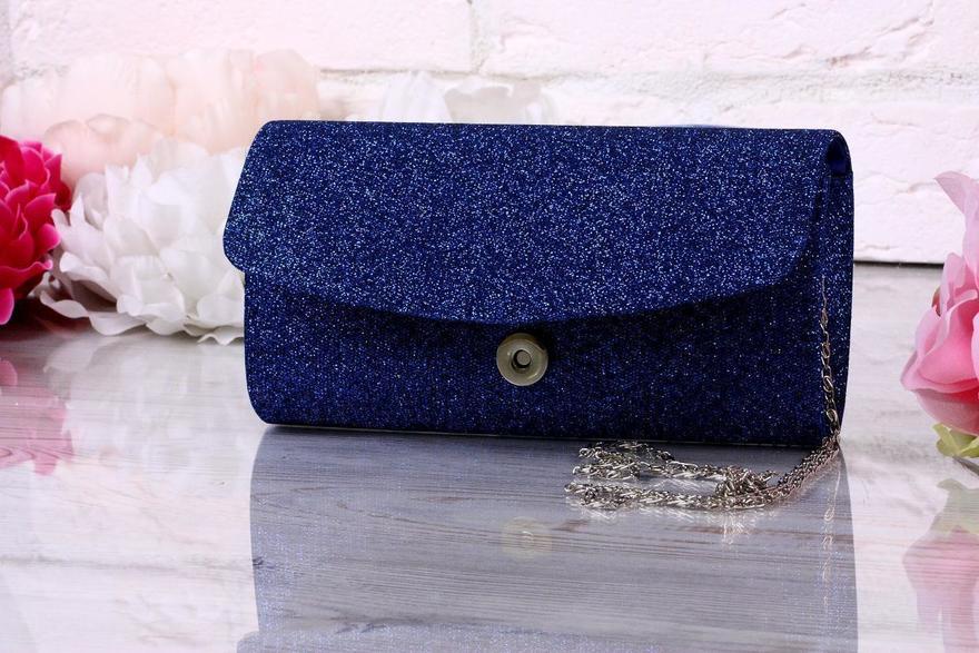 Клатч Classic shine indigo от  2