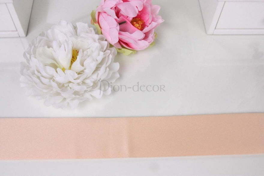 Кремовый атласный пояс от  2