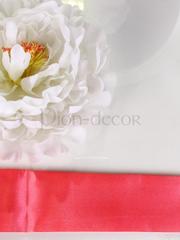 Атласный пояс для платья Леденцово-красный от  2