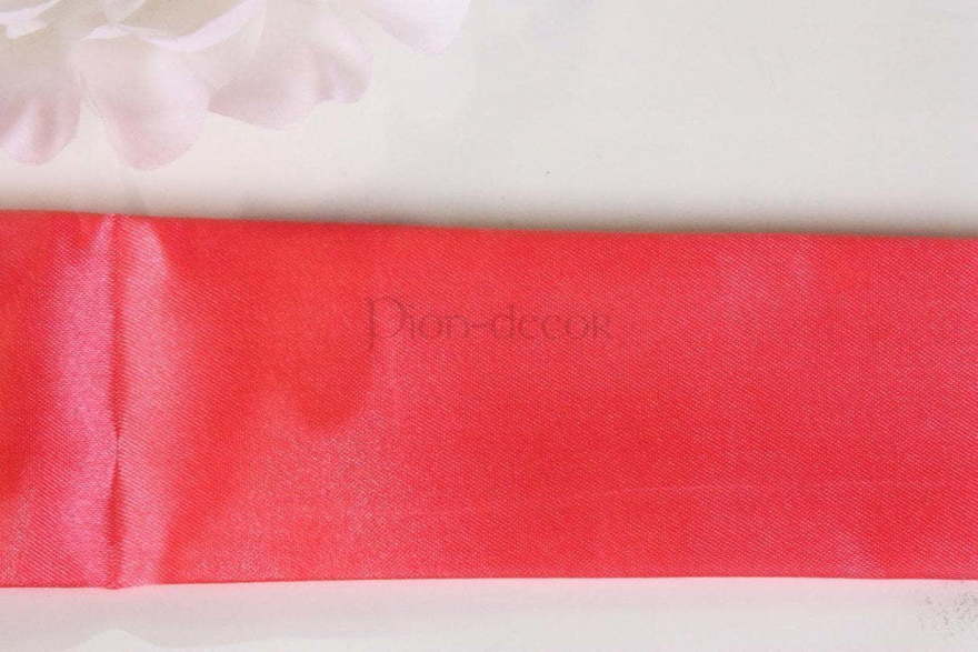 Атласный пояс для платья Леденцово-красный от  3