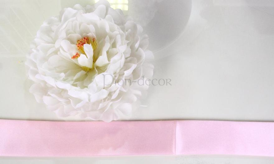 Атласный пояс для платья Нежно-розовый от  2