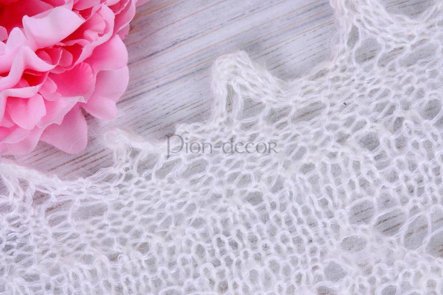 Пуховая шаль для невесты Кружева от  4