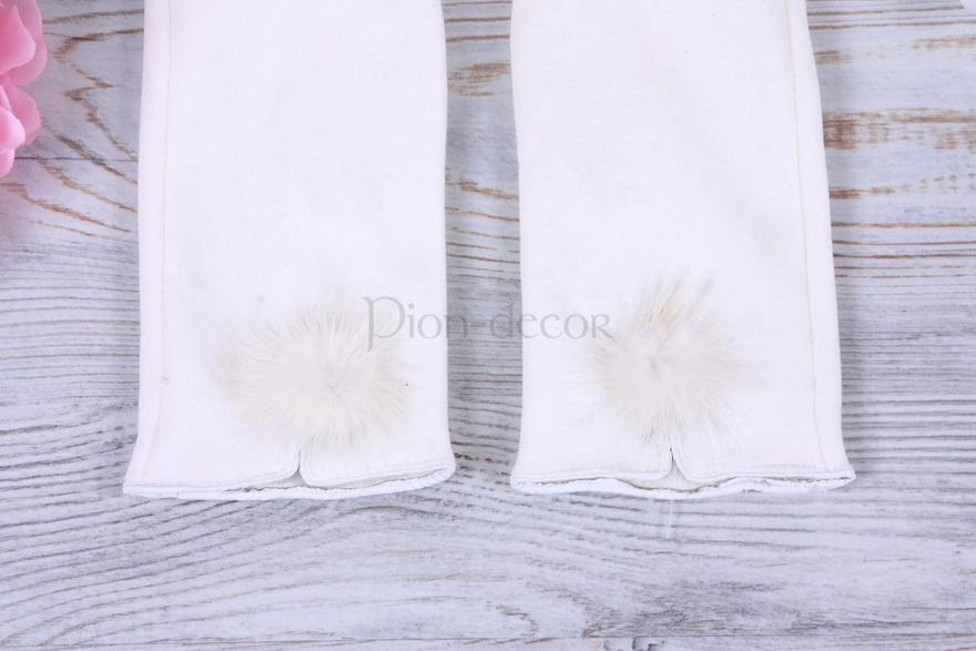 Перчатки для невесты Пушинки от  3