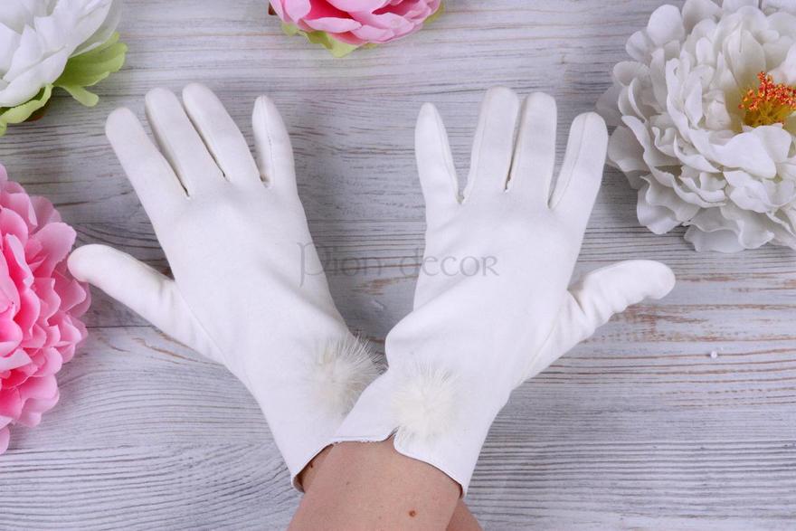 Перчатки для невесты Пушинки от  5