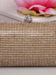 Клатч Конвертик из страз gold от  1