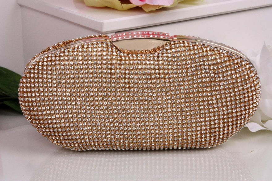 Клатч из страз Овальный от  3