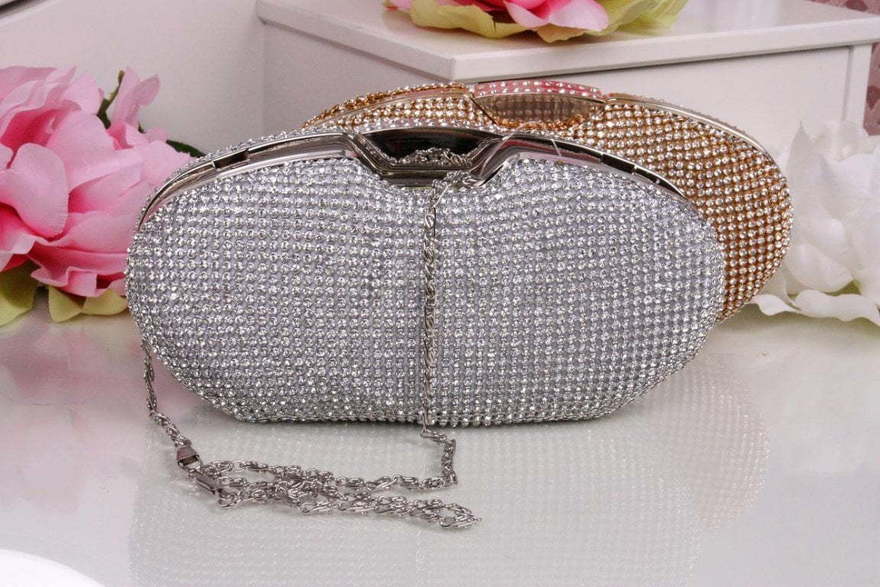 Клатч из страз Овальный от  4