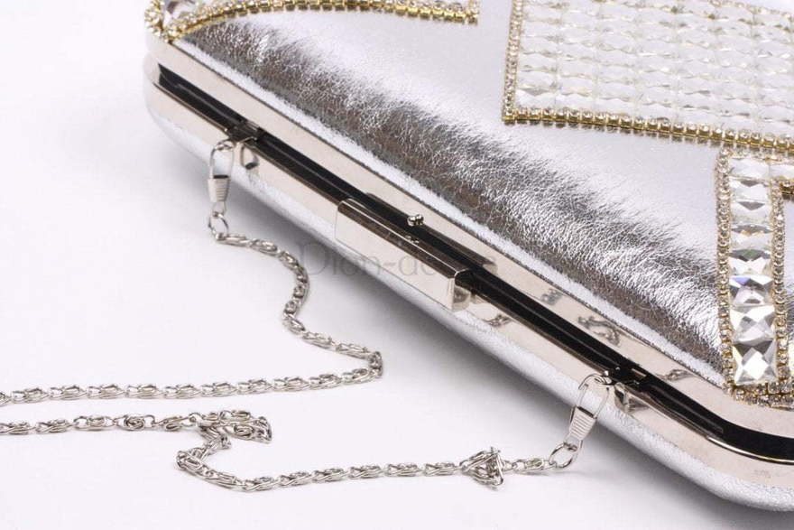 Клатч Широкий - серебро от  4