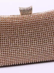 Золотисты клатч со стразами от  1