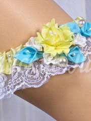 Подвязка невесты. Коллекция Лаура от Свадебная арт студия Райские Павы 1