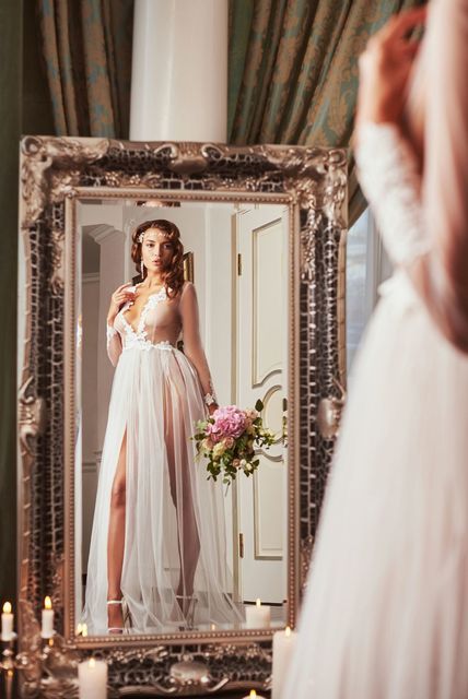 Прозрачный пеньюар от Свадебный салон NICOLE 2