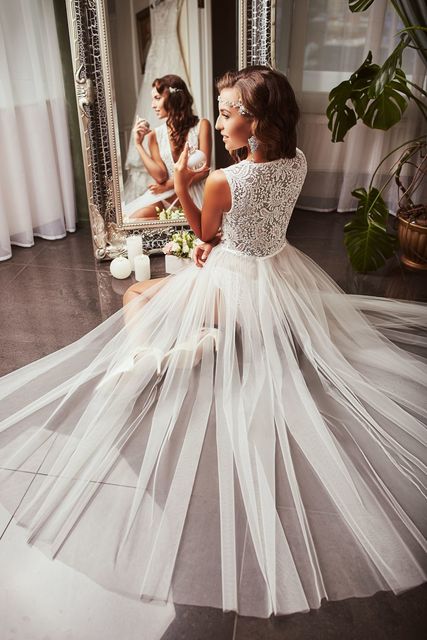 Кружевное будуарное платье от Свадебный салон NICOLE 2