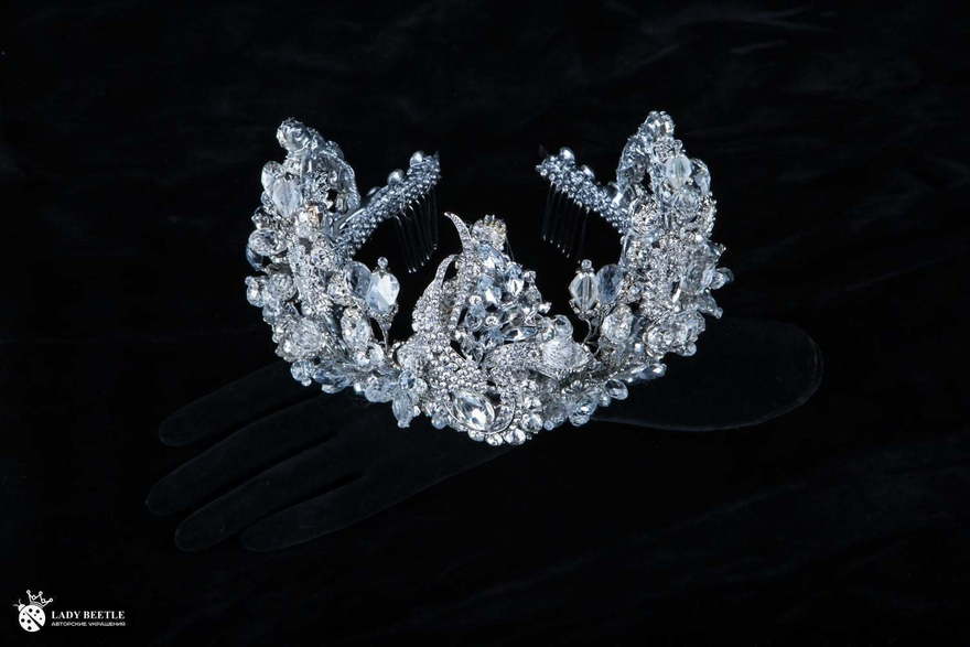 Корона Izabel Серебристая от Lady Beetle 3