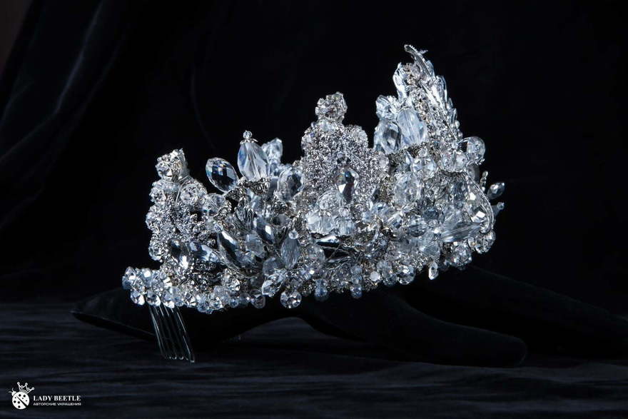 Корона Izabel Серебристая от Lady Beetle 5