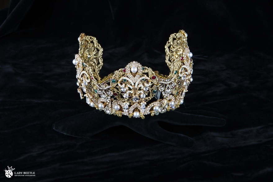 Корона Gledis Золотистая от Lady Beetle 4