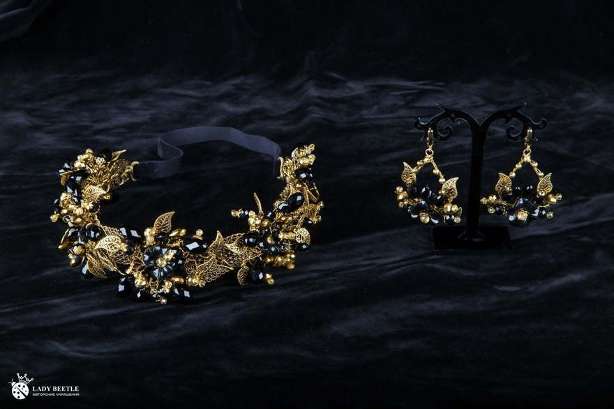 Ободок 435gd от Lady Beetle 3