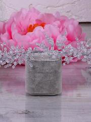 Полоска-веточка Кристаллы silver от  1