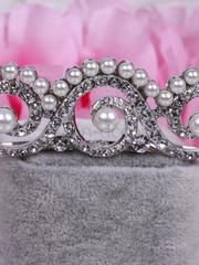 Свадебная тиара c жемчужинами со стразами Swarovski от  2