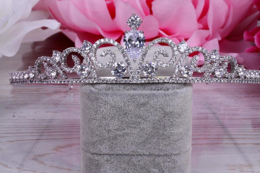 Тиара Кристалл с цирконами от  3