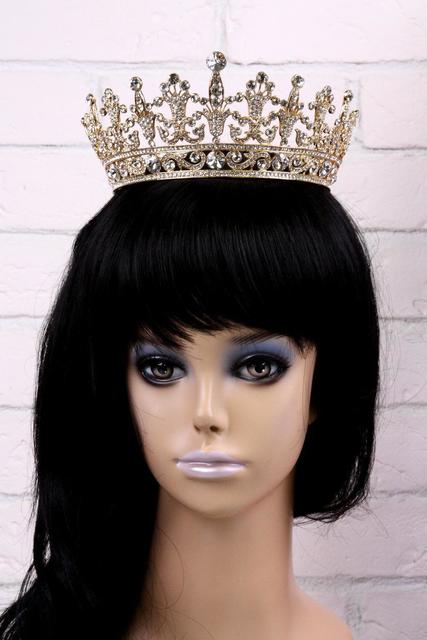 Корона Queen gold со стразами Swarovski от  5