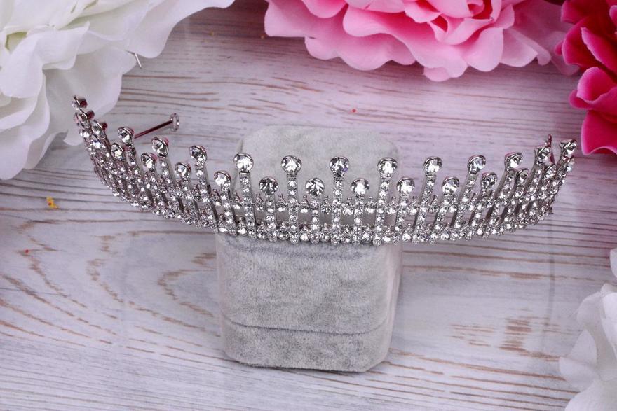 Диадема Золушка со стразами Swarovski от  3