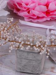 Полоска Жемчужная веточка gold от  2