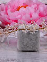 Полоска-веточка Кристаллы gold от  1