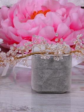 Полоска-веточка Кристаллы gold от  1