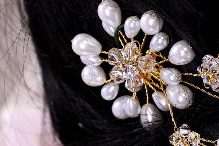 Веночек Pearl splashes gold от  5