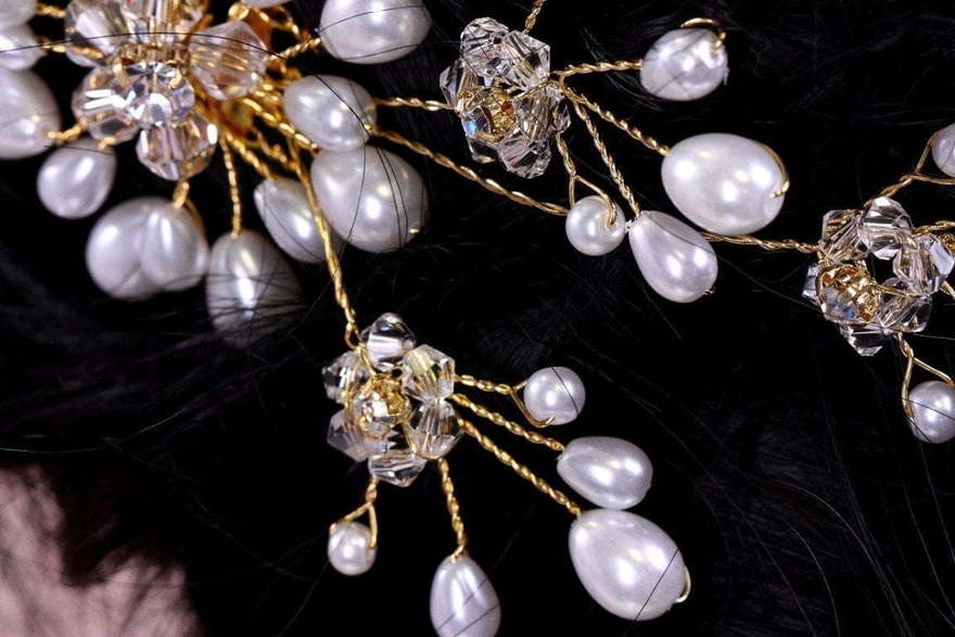 Веночек Pearl splashes gold от  6