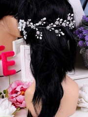 Веночек Pearl splashes silver от  1