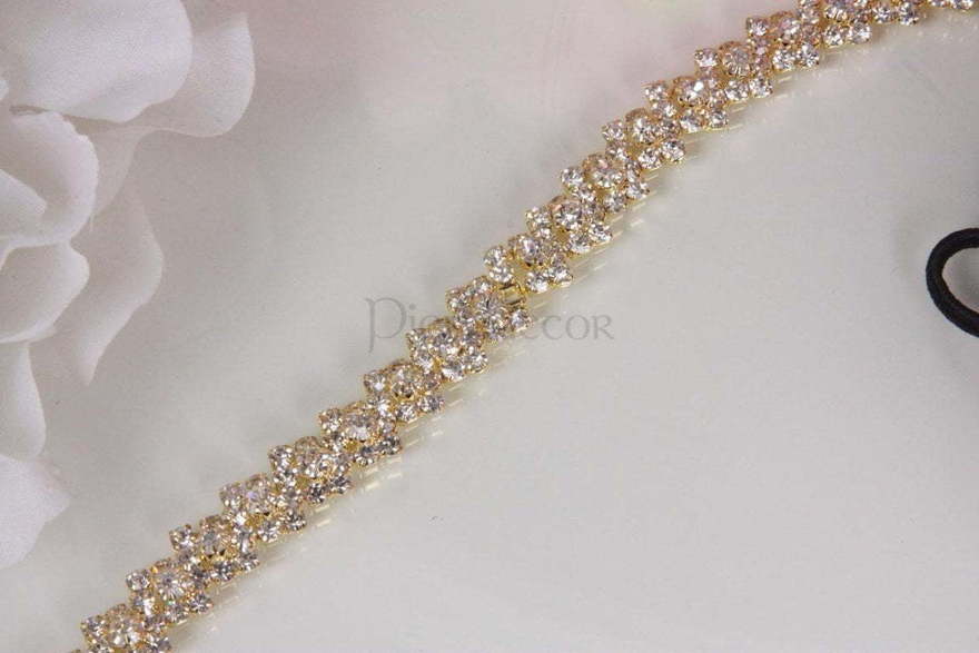 Мягкая диадема-полоска Кубики gold от  2