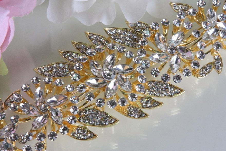 Гребень Амарилиус золотистый от  2